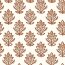 Musselin Gesteppt 2-Seitig Blumen - creme