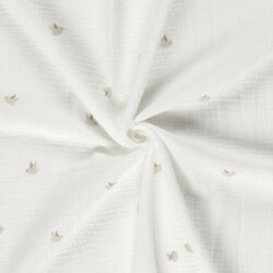 Musselin süsse Vögelchen - creme