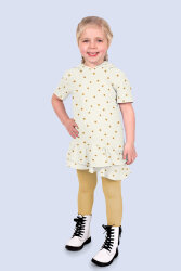 Musselin kleine SonnenBlumen - creme