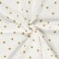 Musselin kleine SonnenBlumen - creme