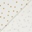 Musselin kleine SonnenBlumen - creme