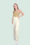 Musselin kleine SonnenBlumen - creme