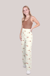 Musselin rosa Elefanten - creme