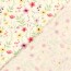 Musselin BIO~Organic Digital Sommer Blumen - creme