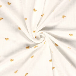 Musselin Digital  Croissants - creme