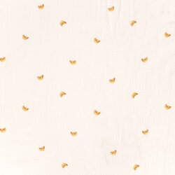Musselin Digital  Croissants - creme