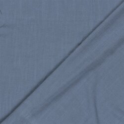 Viskose Leinen Slub Uni - schattenblau