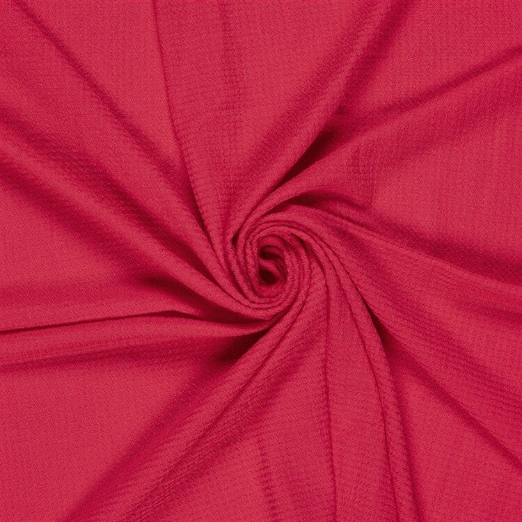 Polyesterstoff Bubble Uni - warmpink