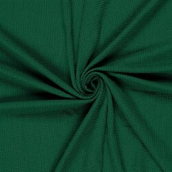 Polyesterstoff Bubble Uni - grün