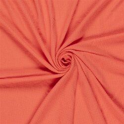 Polyesterstoff Bubble Uni - koralle