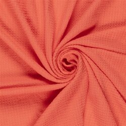 Polyesterstoff Bubble Uni - koralle
