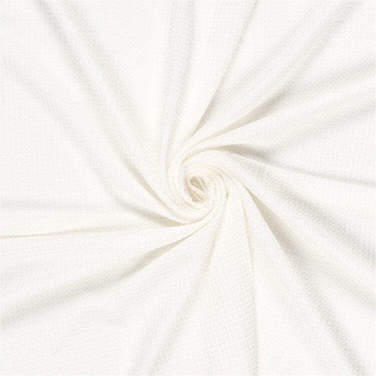 Polyesterstoff Bubble Uni - creme