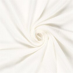 Polyesterstoff Bubble Uni - creme
