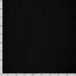 Polyesterstoff Bubble Uni -  schwarz