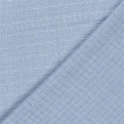 Polyesterstoff Jacquard Lurex - eisblau