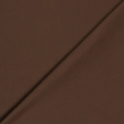 Baumwollstoff Cretonne Premium *Marie* Uni - schokobraun