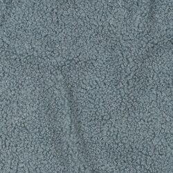 Teddystoff *Vera* - hell jeansblau