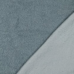 Teddystoff *Vera* - hell jeansblau