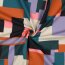 Canvas bunte Rechtecke- petrol