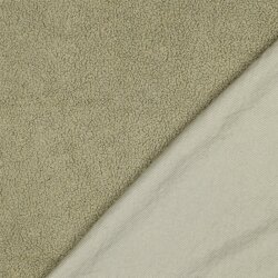 Teddystoff *Vera* - OLD GREEN