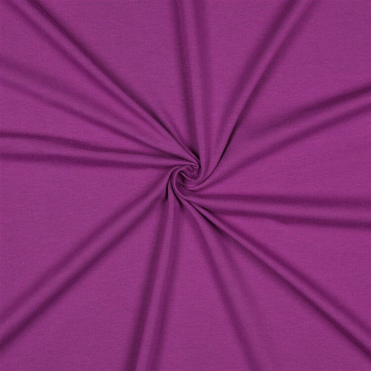 Baumwolljersey Bio~Organic *Gerda* - dunkelviola