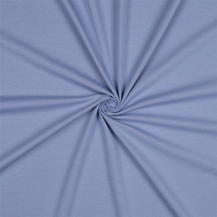 Baumwolljersey Bio~Organic *Gerda* - hellblaulila