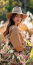 Canvas Digital Tulpenfeld - creme