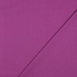 Baumwollpopeline *Vera* Uni - viola