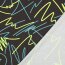 Baumwolljersey Neon Kritzelei - anthrazit