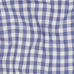 Baumwollpopeline garngefärbt - Vichy Karo 10mm...