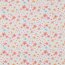 Baumwolljersey Bio~Organic Digital Blumen - weiß