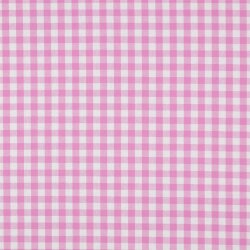 Baumwollpopeline garngefärbt - Vichy Karo 10mm *Vera* - hellpink