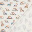 Baumwolljersey Bio~Organic kleine Dinos - creme