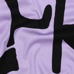 Viskose Jersey GEOMETRIC - LAVENDER