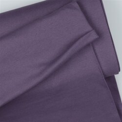 Strickbündchen Bio~Organic *Gerda* - altaubergine