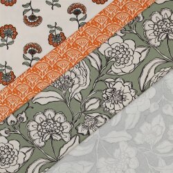 Canvas große Blumen - salbei