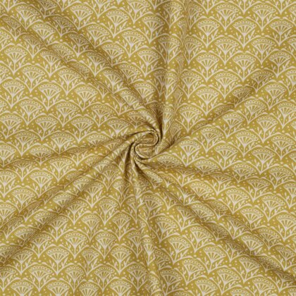 Canvas Blumenfächer - limette