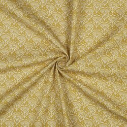 Canvas Blumenfächer - limette