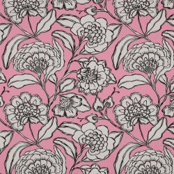 Canvas große Blumen - rosa
