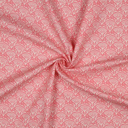 Canvas Blumenfächer - rosa