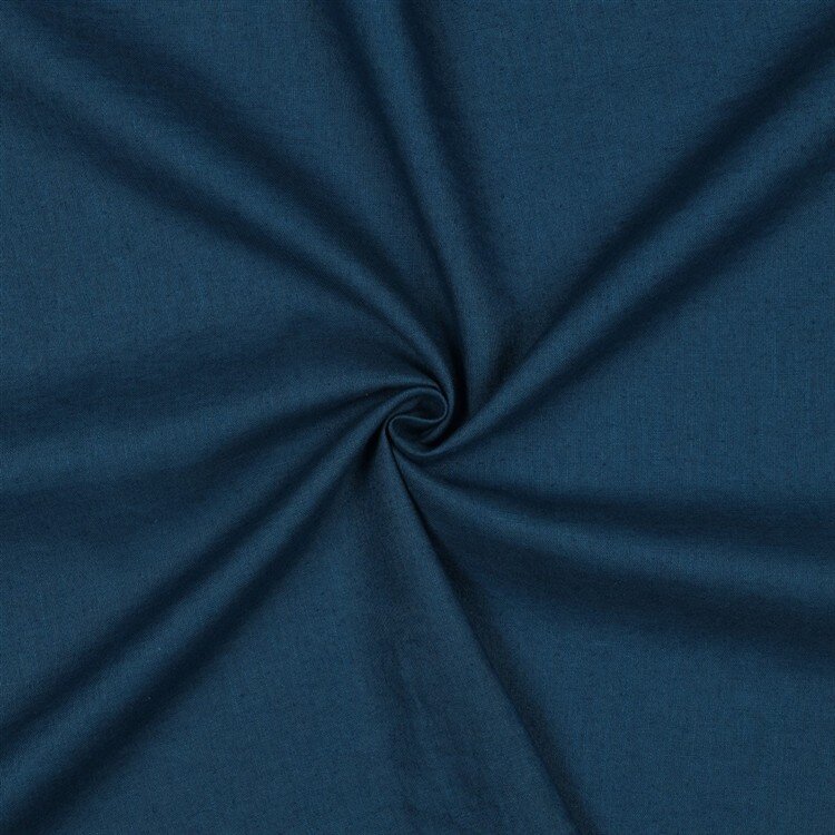 Leinen vorgewaschen *Vera* Uni - petrol