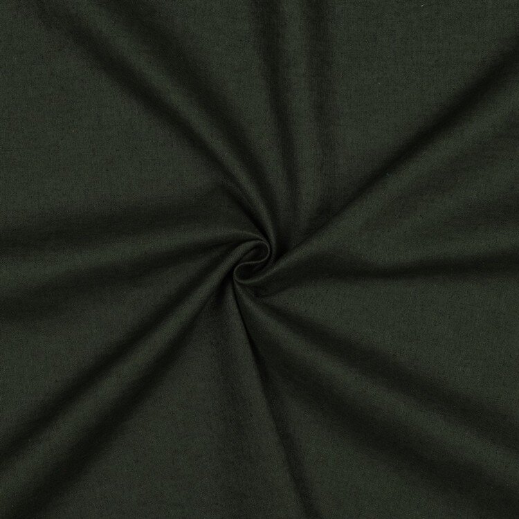 Leinen vorgewaschen *Vera* Uni - dunkelgrün