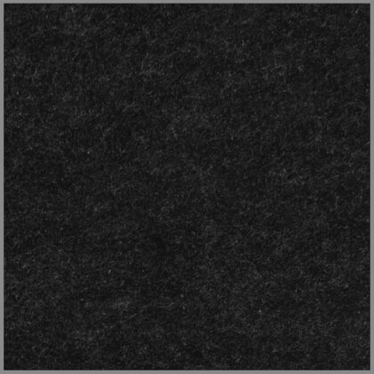 0,4 Meter - Filz 3mm - schwarz melange