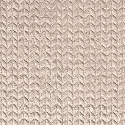 0,9 Meter - Kuschelfell Flechtmuster - beige