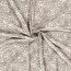 0,5 Meter - Viskosejersey  Rosenabdruck - beige