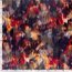 Polyester Satin verschwommene Kunst - tiefrot