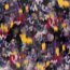 Polyester Satin verschwommene Kunst - lila