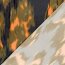 Polyester Satin große Farbtupfen - dunkelblau