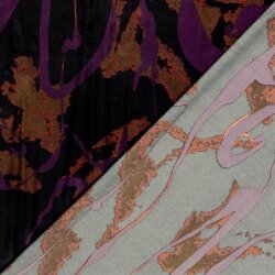 Polyester Satin Kunst - lila