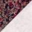 Polyester Satin bunte Tierfellkunst - dunkelrot